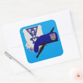 第2期BN 503D歩兵101期航空機搭載シール スクエアシール (封筒)