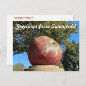 第2条祝：サニーベイルからの挨拶 ポストカード (正面/裏面)