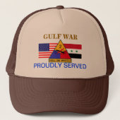 第2機甲師団の湾岸戦争の帽子 キャップ (正面)