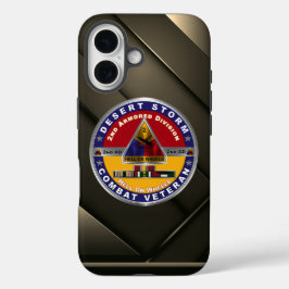 第2機甲師団デザートストーム退役軍人 iPhone 16ケース