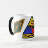 第2機甲師団色の変更のタンカーのマグ モーフィングマグカップ (正面左)