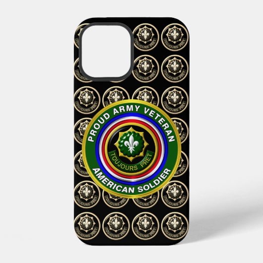 第2機甲騎兵連隊のベテラン iPhoneケース (裏面)