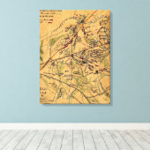 第2次ブル戦走3 キャンバスプリント (インサイチュ (ウッドフロア))