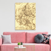 第2次ブル走戦5 キャンバスプリント (インサイチュ (リビング))