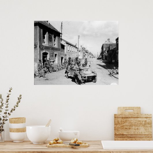 第2次世界大戦のアメリカのパラトロペルス ポスター (キッチン)