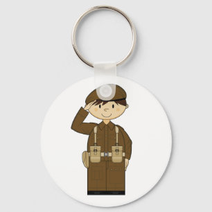 第2次世界大戦のイギリス陸軍私用Keychain キーホルダー