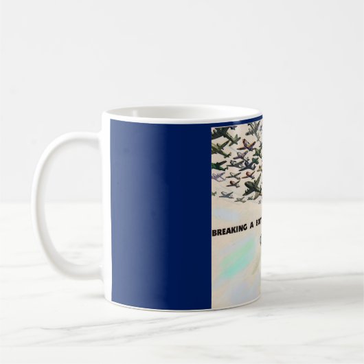 第2次世界大戦の軍隊航空障害 コーヒーマグカップ (左)