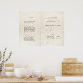 第2次世界大戦の降伏楽器 ポスター (キッチン)