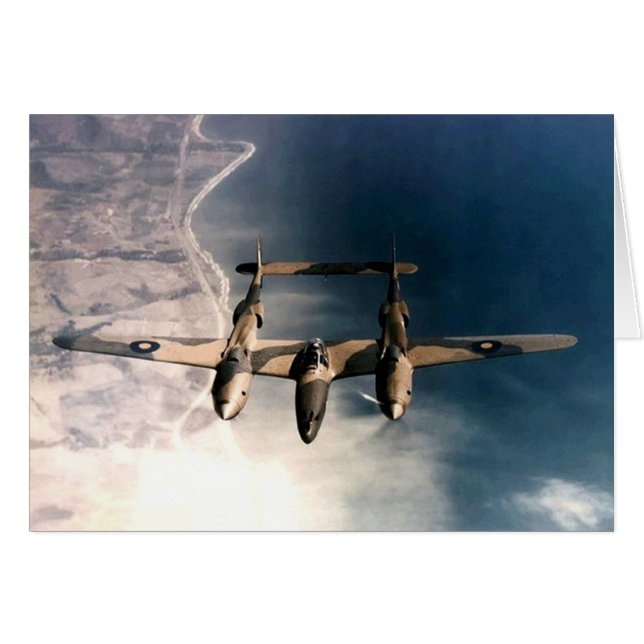 第2次世界大戦の飛行中の歴史的な戦時の航空機 (正面横)