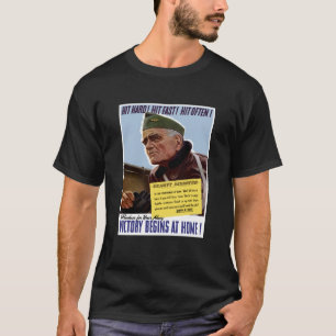第2次世界大戦のBull Halseyポスター Tシャツ
