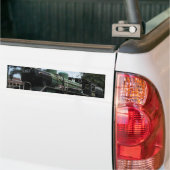 第2次世界大戦スチームトレインザリバークワイブリッジ バンパーステッカー (トラック上)