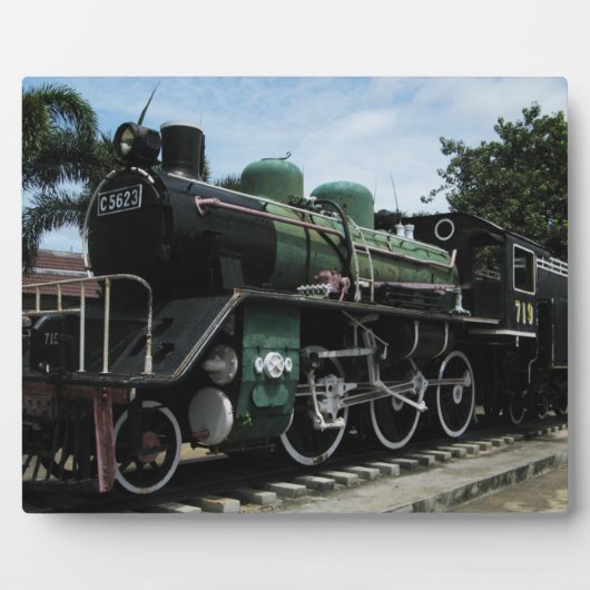 第2次世界大戦スチームトレインザリバークワイブリッジ フォトプラーク (正面)