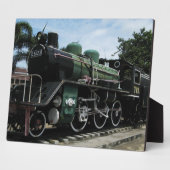 第2次世界大戦スチームトレインザリバークワイブリッジ フォトプラーク (側面)