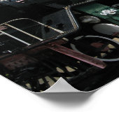 第2次世界大戦スチームトレインザリバークワイブリッジ ポスター (角)