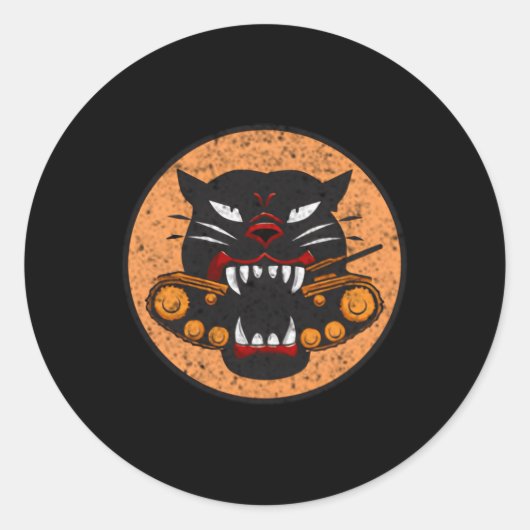 第2次世界大戦タンク駆逐艦ディビジョンPanther Wwii Patch Dis ラウンドシール (正面)