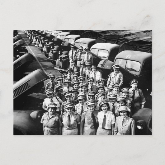 第2次世界大戦トラックレディース, 1940年代 ポストカード (正面)