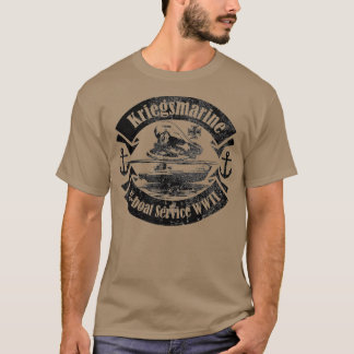 第2次世界大戦ドイツ海   底クリーグスマリンUBoat Tシャツ