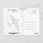 第2次世界大戦ノーズアート ポストカード (裏面)