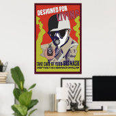 第2次世界大戦ポスター気にはガスマスクの取り込み ポスター (ホームオフィス)