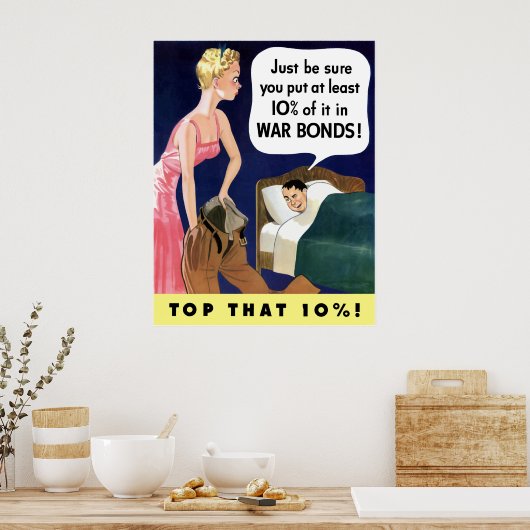 第2次世界大戦ヴィンテージ軍債ポスター ポスター (キッチン)