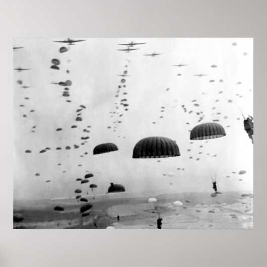 第2次世界大戦中の空中絵画飛行 ポスター (正面)