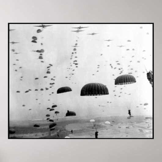 第2次世界大戦中の空中絵画飛行 ポスター (正面)