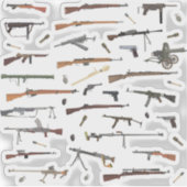 第2次世界大戦兵器 シール (正面)