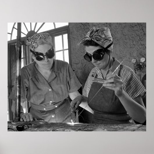 第2次世界大戦女性溶接機: 1942年 ポスター (正面)