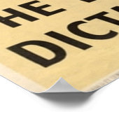 第2次世界大戦戦争ヴィンテージプロパガンダ独裁者の失脚 ポスター (角)