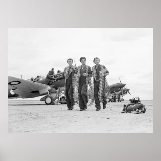 第2次世界大戦機弾薬， 1940年代 ポスター (正面)