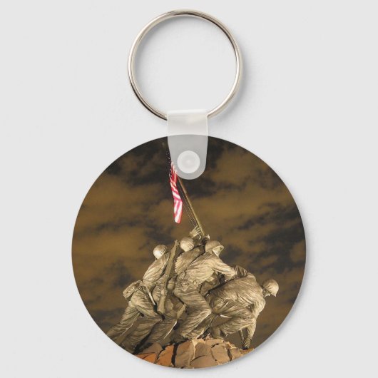 第2次世界大戦硫黄島記念アーリントンVA キーホルダー (正面)