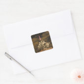 第2次世界大戦硫黄島記念アーリントンVA スクエアシール (封筒)