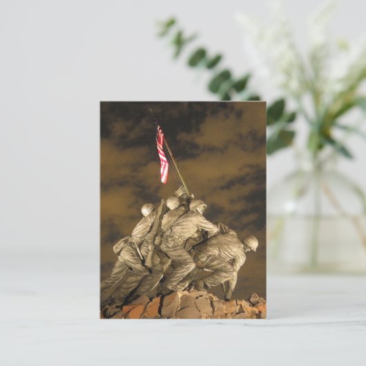 第2次世界大戦硫黄島記念アーリントンVA ポストカード (スタンド正面)