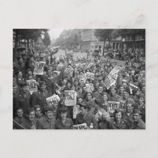 第2次世界大戦終了 ポストカード (正面)