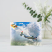 第2次世界大戦航空機用空力突撃機 ポストカード (スタンド正面)
