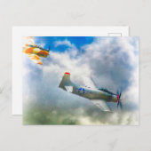 第2次世界大戦航空機用空力突撃機 ポストカード (正面/裏面)