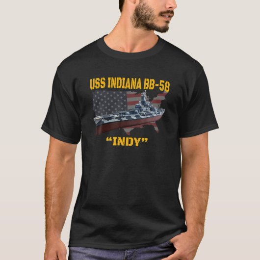 第2次世界大戦艦 Tシャツ (正面)