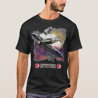 第2次世界大戦英国航空機超海上火災  Tシャツ