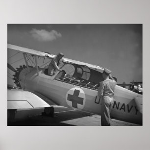 第2次世界大戦赤十字飛行機 ポスター