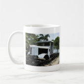 第2次世界大戦軍隊トレインアットザリバークワイブリッジ コーヒーマグカップ (左)