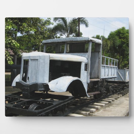 第2次世界大戦軍隊トレインアットザリバークワイブリッジ フォトプラーク (正面)