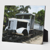 第2次世界大戦軍隊トレインアットザリバークワイブリッジ フォトプラーク (側面)