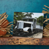 第2次世界大戦軍隊トレインアットザリバークワイブリッジ フォトプラーク (側面)