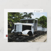 第2次世界大戦軍隊トレインアットザリバークワイブリッジ ポストカード (正面/裏面)