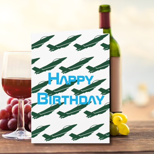 第2次世界大戦軍隊飛んでいる飛行機航空誕生日 カード