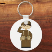 第2次世界大戦陸軍専用キーチェーン キーホルダー (正面)