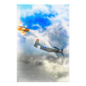 第2次世界大戦飛行機空軍レイダース フォトプリント (正面)