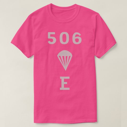 第2次世界大戦506ピール簡単会社国旗 Tシャツ (デザイン正面)