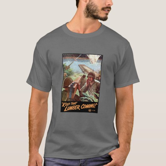 第2次世界大戦 -- その製材来ることを保って下さい! Tシャツ (正面)