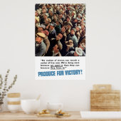 第2次世界大戦- – 勝利のために生み出せ！ ポスター (キッチン)
